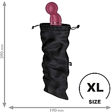 Sex Toy Storage Bag, black, Size XL - Satisfyer Treasure Bag Black — photo N2
