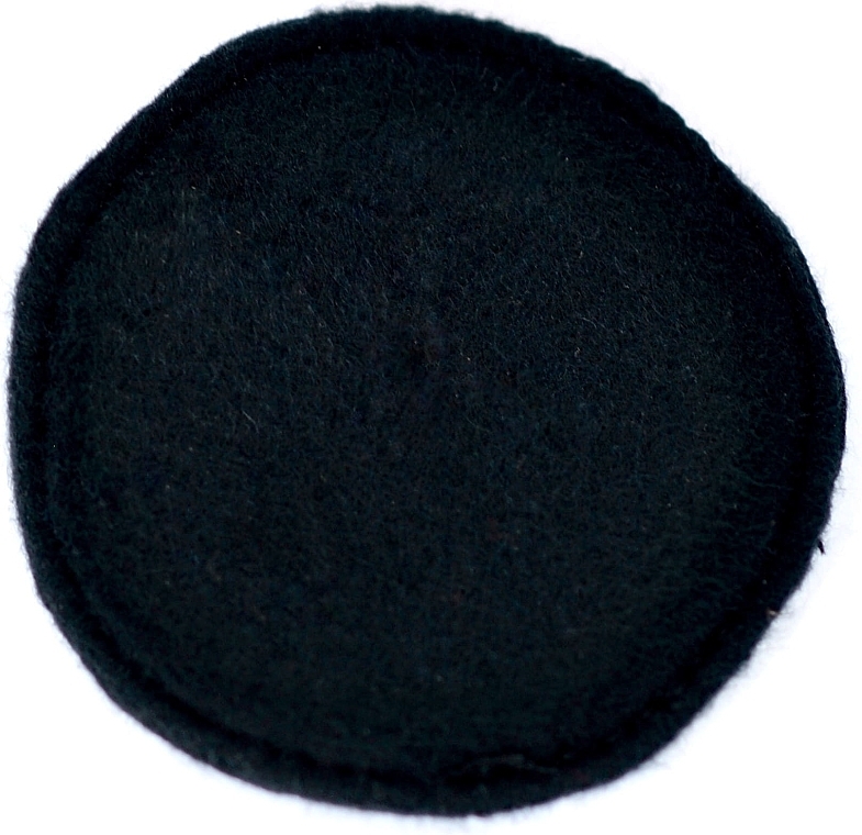 Reusable Make-up Removal Pad, Black - Ovium — photo N1