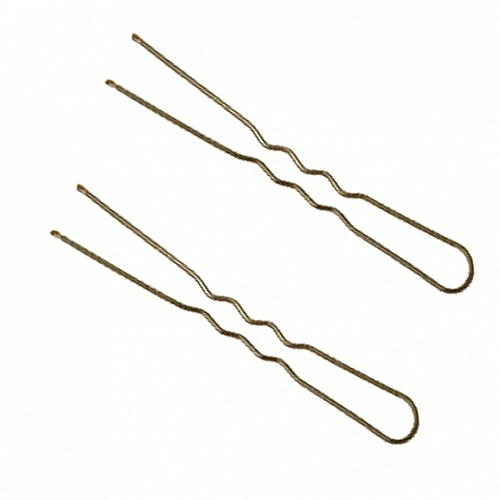 Wavy Hair Pins, 50 mm, golden - Tico Professional — photo N3