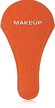 Leather Scissors Case "Basic", orange - MAKEUP — photo N1
