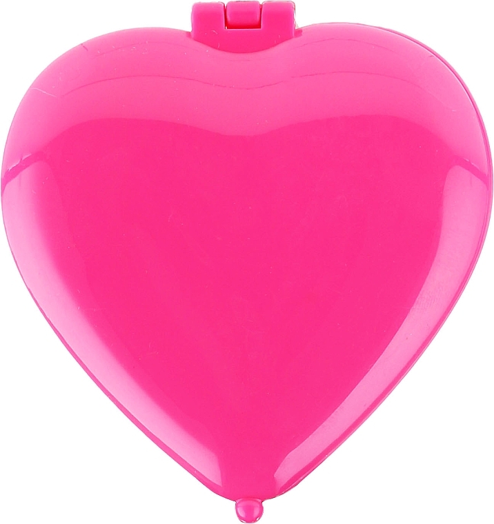Compact Mirror "Heart" 85550, pink - Top Choice Colours Mirror — photo N4