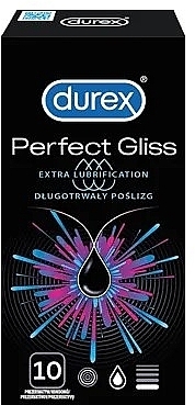 Lubricated Condoms - Durex Perfect Gliss Condoms — photo N6