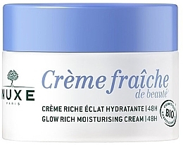 Moisturizing Face Cream - Nuxe Creme Fraiche De Beaute Glow Rich Moisturising Cream 48H — photo N1