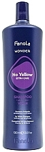 Anti-Yellow Shampoo - Fanola Wonder No Yellow Extra Care Shampoo — photo N1