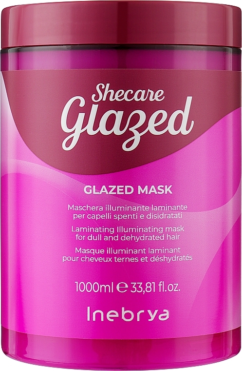 Laminating Illuminating Mask for Dull & Dehydrated Hair - Inebrya Shecare Glazed Mask — photo N2