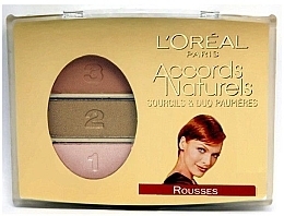 Fragrances, Perfumes, Cosmetics Eyeshadow - L'Oreal Paris Accords Naturels Trio Rousses