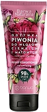 Fragrances, Perfumes, Cosmetics Peony Conditioner for Thin Bleached Hair - Barwa Peony Conditioner