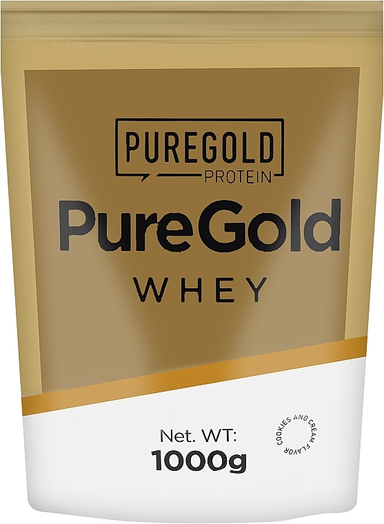 Cookie & Cream Protein - PureGold Whey Protein Cookies & Cream — photo N1