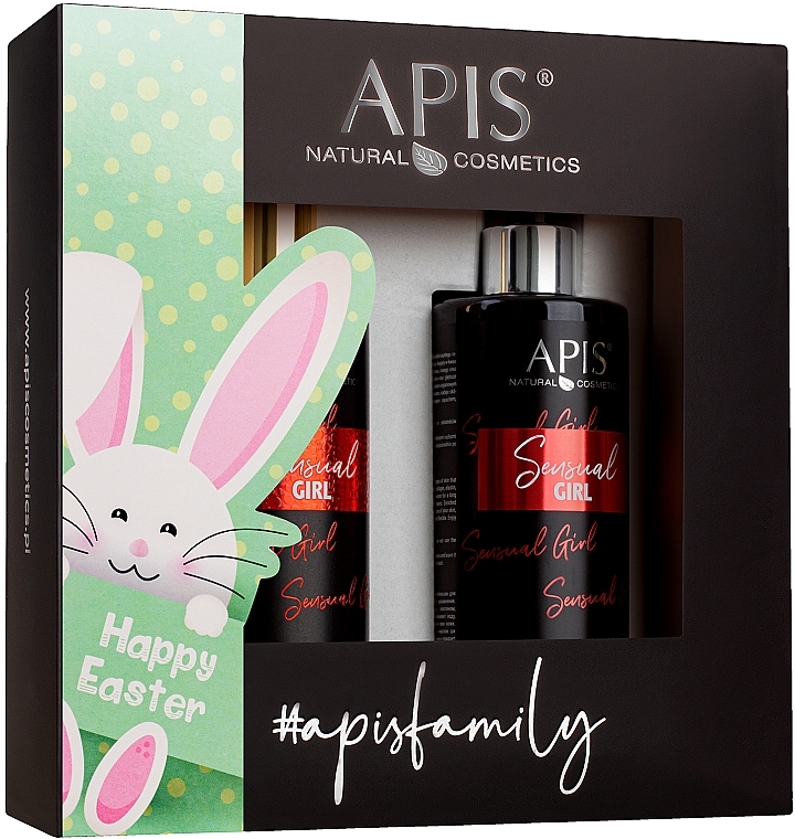 Set - APIS Professional Happy Easter Sensual Girl (b/lot/300ml + sh/gel/300ml) — photo N1