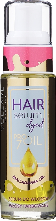 Hair Serum - Vollare Pro Oli Color & Shine Hair Serum — photo N1