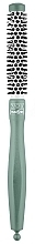 Fragrances, Perfumes, Cosmetics Aluminum Thermal Brush with Thermonaylon Bristles, green, d16mm - 3ME Pure Mastery