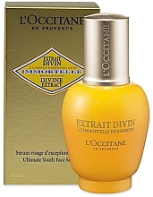 Face Serum "Immortelle" - L'Occitane Immortelle Divine Extract Ultimate Youth Serum — photo N3