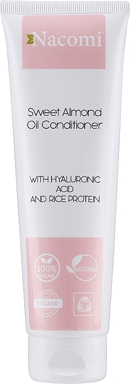 Conditioner - Nacomi Natural With Sweet Almond & Hyaluronic Acid Conditioner — photo N1