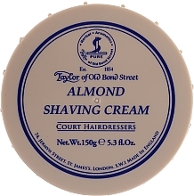 Shaving Cream "Almond" - Taylor of Old Bond Street Almond Shaving Cream Bowl — photo N1
