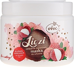 Fragrances, Perfumes, Cosmetics Lychee, Mango Extracts & Shea Butter Hair Mask - Ovoc Liczi Mask