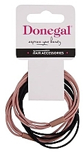 Fragrances, Perfumes, Cosmetics Hair Tie, FA-5625, beige, black - Donegal