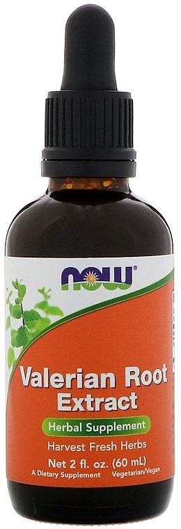 Valerian Root Extract - Now Foods Liquid Valerian Root Extract — photo N1