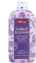 Fragrances, Perfumes, Cosmetics Hair Growth Stimulating Shampoo - Milva Garlic Extract and Quinine Hair Growth Shampo