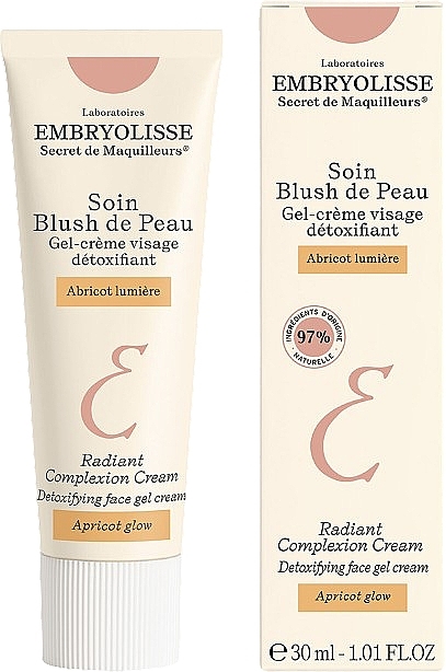 Face Cream Gel - Embryolisse Radiant Complexion Cream Apricot Glow  — photo N2