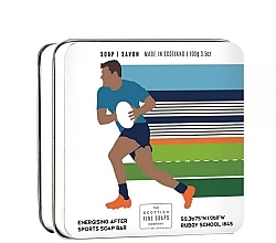 Soap "Rugby" - Scottish Fine Soaps Rugby Sports Soap In A Tin — photo N1