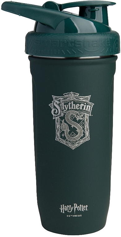 Shaker, 900 ml - SmartShake Harry Potter Collection Slytherin Reforce Stainless Steel — photo N1
