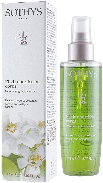 Rich Body Elixir with Lemon & Petitgrain - Sothys Nourishing Body Elixir Lemon And Petigrain Escape — photo N1