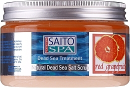 Fragrances, Perfumes, Cosmetics Salt Body Scrub 'Red Grapefruit' - Saito Spa Salt Body Scrub Red Grapefruit