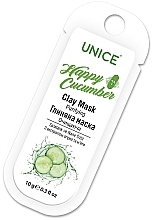 Fragrances, Perfumes, Cosmetics Mud Mask with Cucumber Extract - Unice Heppy Cucumber Clay Mask