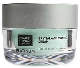 Facial Night Cream - MartiDerm Platinum Gf Vital Age Night Cream — photo N2