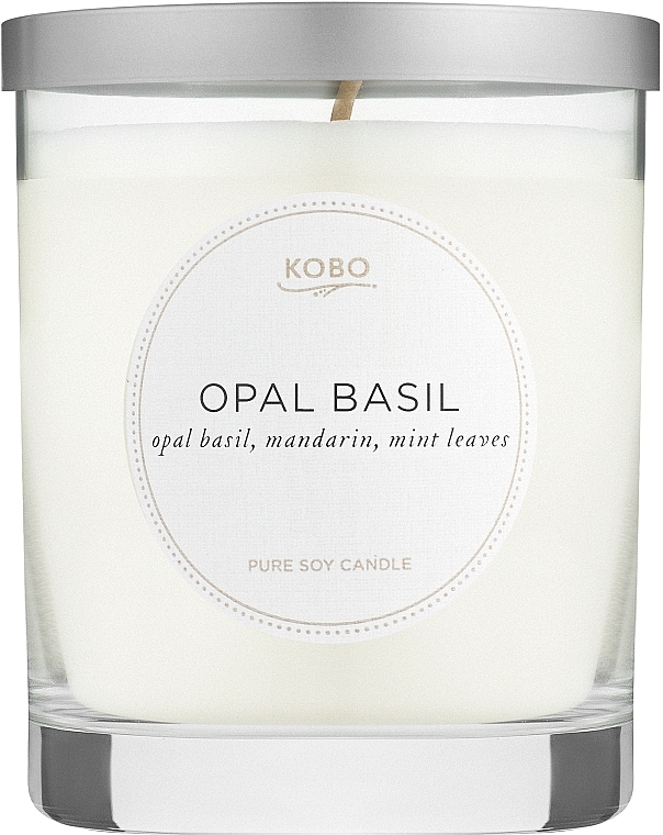 Kobo Opal Basil - Scented Candle — photo N1