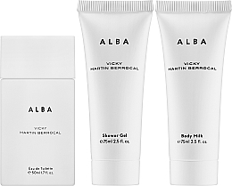 Vicky Martin Berrocal Alba - Set (edt/50ml + b/milk/75ml + sh/gel/75ml) — photo N2