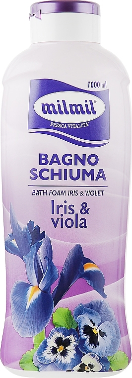 Iris & Pansies Bath Foam - Mil Mil — photo N1