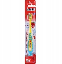 Fragrances, Perfumes, Cosmetics Kids Toothbrush, 1-6 years, yellow-blue - Bobini