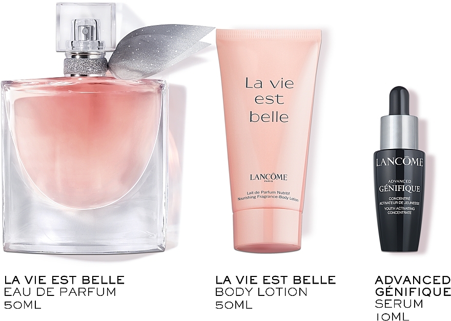 Lancome La Vie Est Belle - Set (edp/50ml + conc/10ml + b/lot/50ml) — photo N2