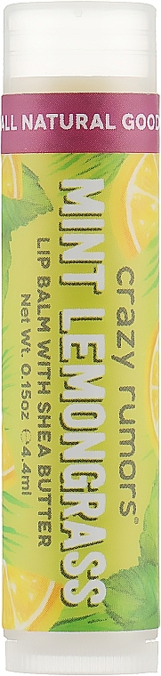 Lip Balm - Crazy Rumors Mint Lemongrass Lip Balm — photo N2