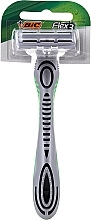 Men Razor "Flex 3 Sensitive", 10 pcs - Bic — photo N2