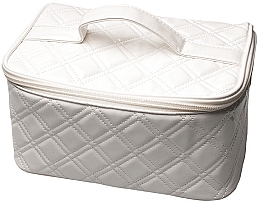 Fragrances, Perfumes, Cosmetics Makeup Bag, white, glossy, 23x15x12 cm - Titania