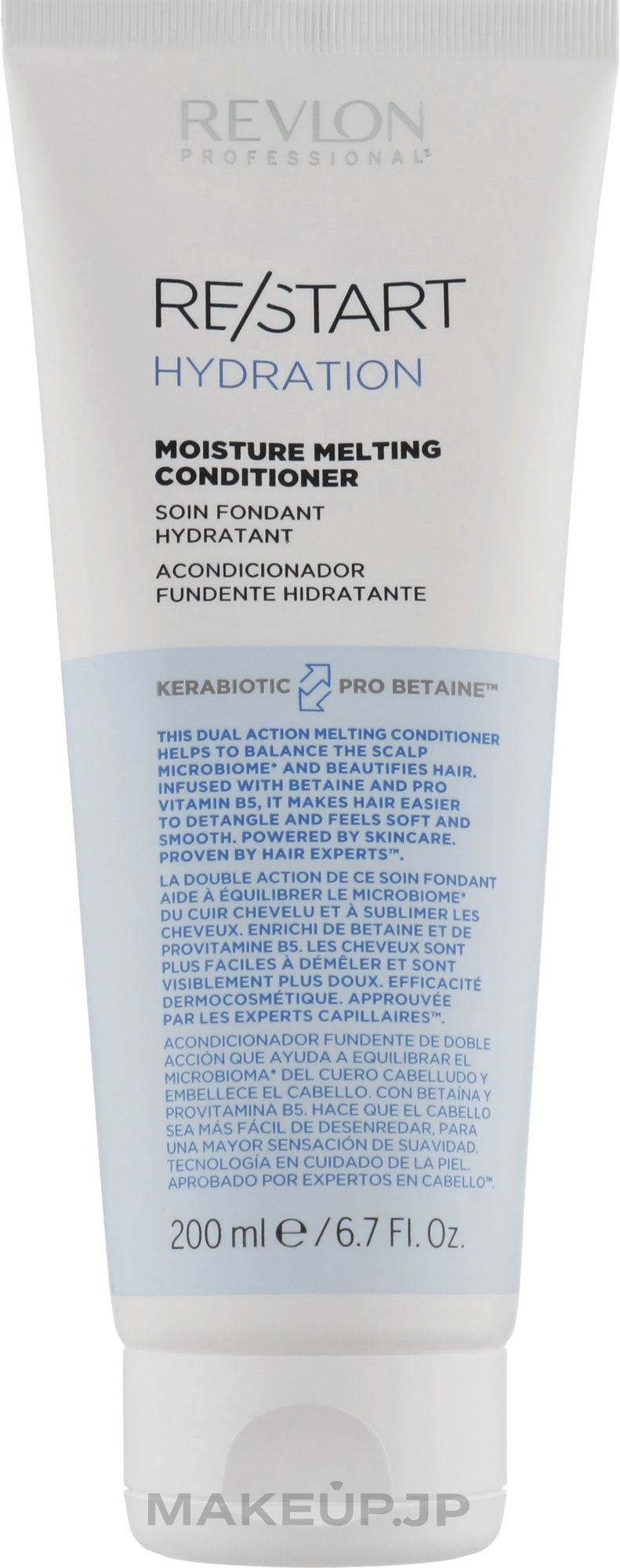 Hair Moisturizing Conditioner - Revlon Professional Restart Hydration Moisture Melting Conditioner — photo 200 ml