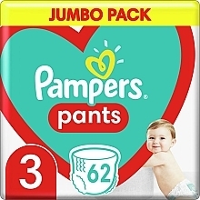 Diaper Pants 3, 6-11 kg, 62 pcs.	 - Pampers — photo N1