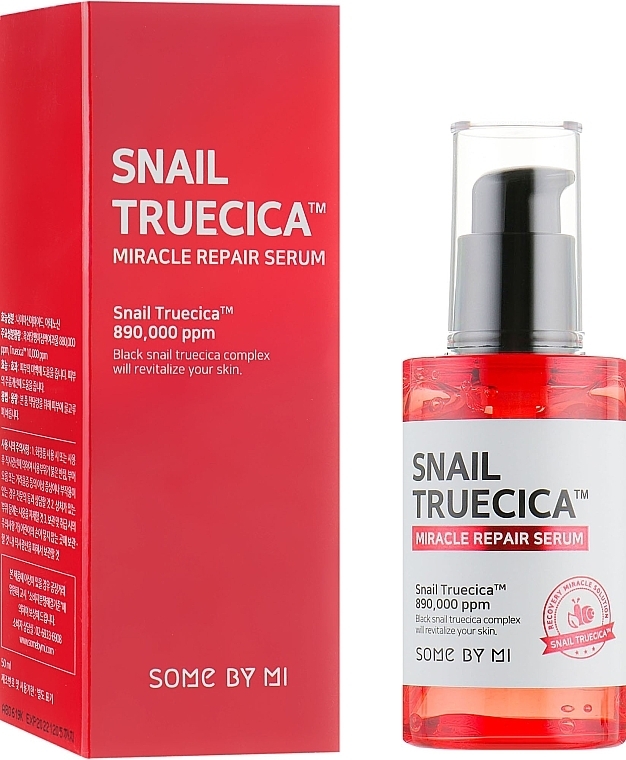Repairing Serum with Black Snail Mucin - Some By Mi Snail Truecica Miracle Repair Serum — photo N1