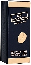 Fragrances, Perfumes, Cosmetics Cafe Parfums Cafe Black Label - Eau de Toilette (tester with cap)