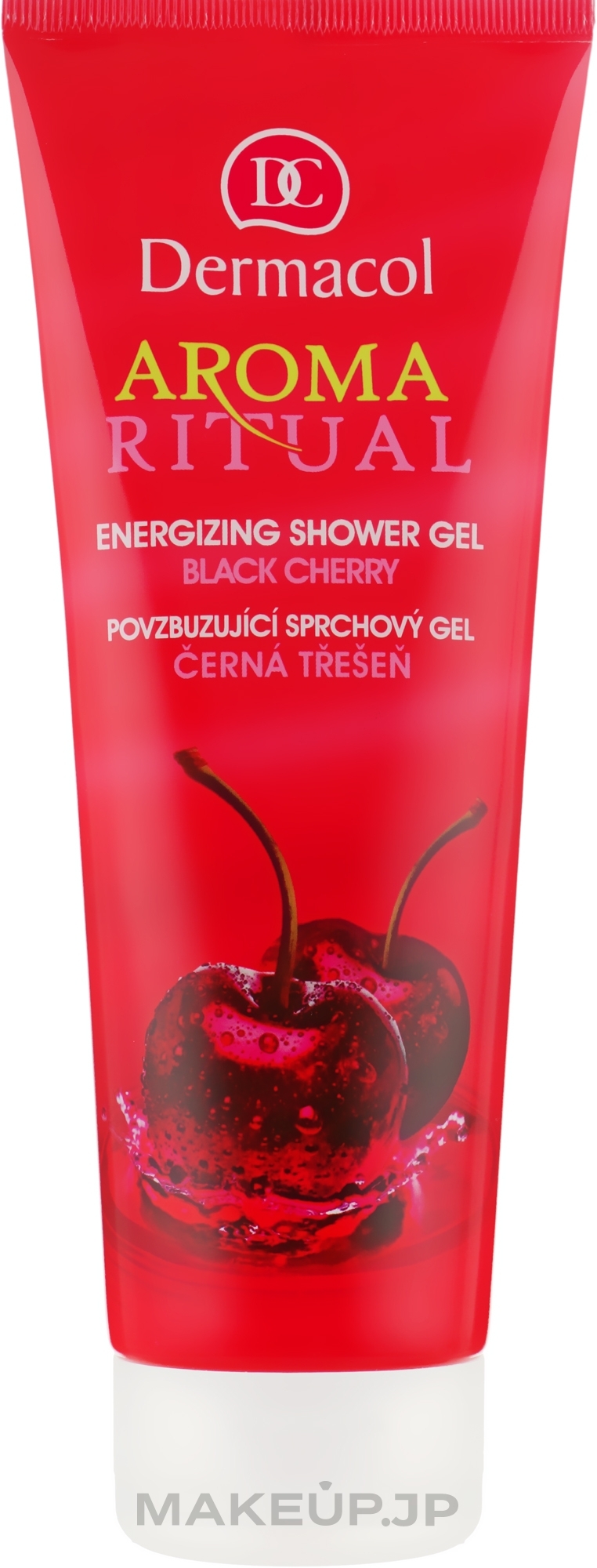 Energy Shower Gel "Black Cherry" - Dermacol Aroma Ritual Energizing Shower Gel — photo 250 ml