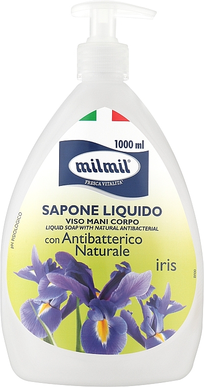 Antibacterial Iris Liquid Soap, with dispenser - Mil Mil — photo N1