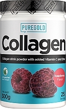 Collagen Drink Powder with Vitamin C & Zinc, Raspberry Flavoured - PureGold Collagen Marha — photo N1