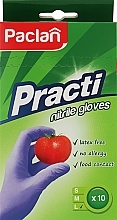 Fragrances, Perfumes, Cosmetics Nitrile Gloves, size L - Paclan