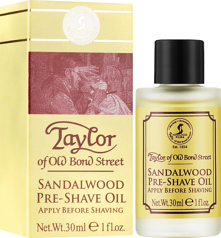 Pre-Shave Oil "Sandalwood" - Taylor of Old Bond Street Sandalwood Pre-Shave Oil — photo N2