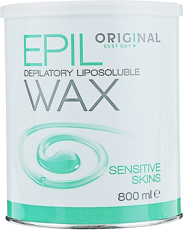 Sensitive Skin Liposoluble Wax, green - Original Best Buy Epil Depilatory Liposoluble Wax — photo N2