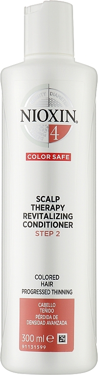 Color-Treated Hair Conditioner - Nioxin '4' Scalp Therapy Revitalising Conditioner — photo N1