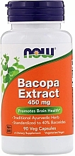 Dietary Supplement "Bacopa Extract", 450mg - Now Foods Bacopa Extract — photo N2