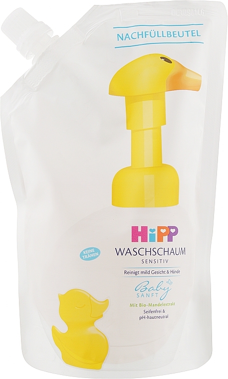 Face Cleansing & Hand Wash Foam (refill) - HiPP Babysanft — photo N1